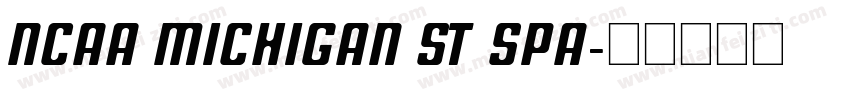 NCAA Michigan St Spa字体转换